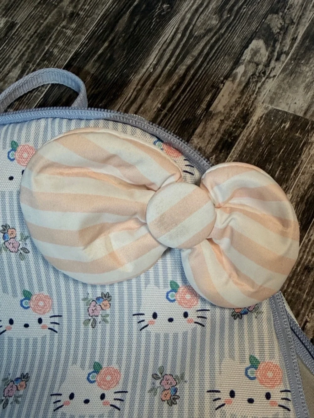 Pottery Barn Teen Colby Hello Kitty® Pinstripe Backpack, Large
